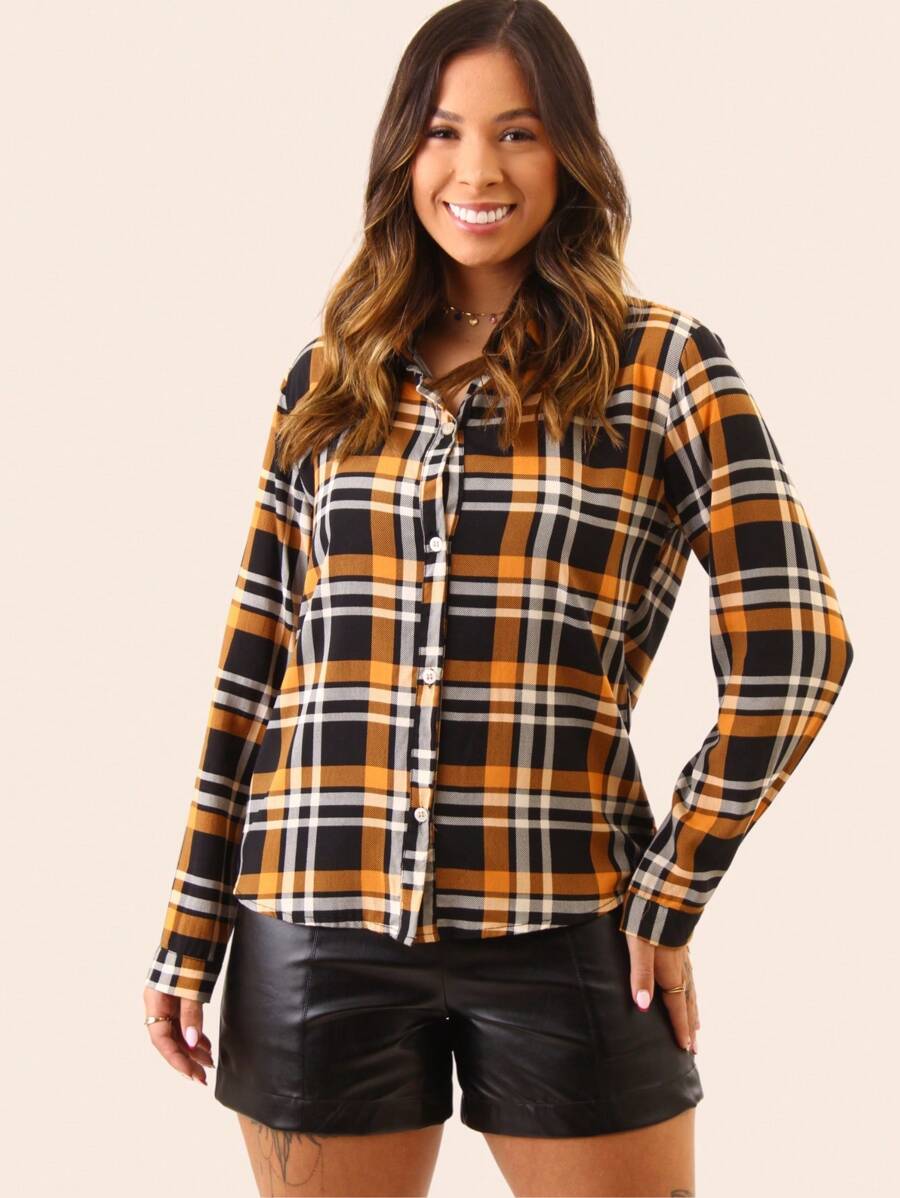 Women Blouses - 米色 - 查看 1