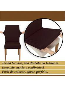 Chair Covers - Rust Brown - View 3
