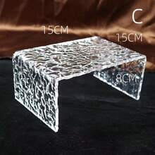 1pc High-End Acrylic Dessert Table Buffet Display Rack Banquet Buffet Table Afternoon Tea Dim Sum Rack Cold Dish Plate - Multicolor - View 8