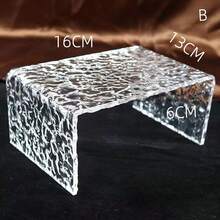 1pc High-End Acrylic Dessert Table Buffet Display Rack Banquet Buffet Table Afternoon Tea Dim Sum Rack Cold Dish Plate - Multicolor - View 7