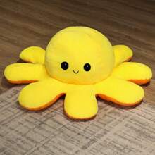1 peluche reversible de pulpo - Amarillo - Ver 1