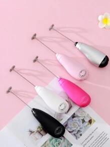 AOYI 1pc AA Battery-Powered Portable Mini Coffee Milk Frother Mixer Beater - Multicolor - View 2