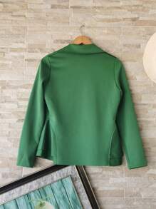 Women Blazers - Green - View 2