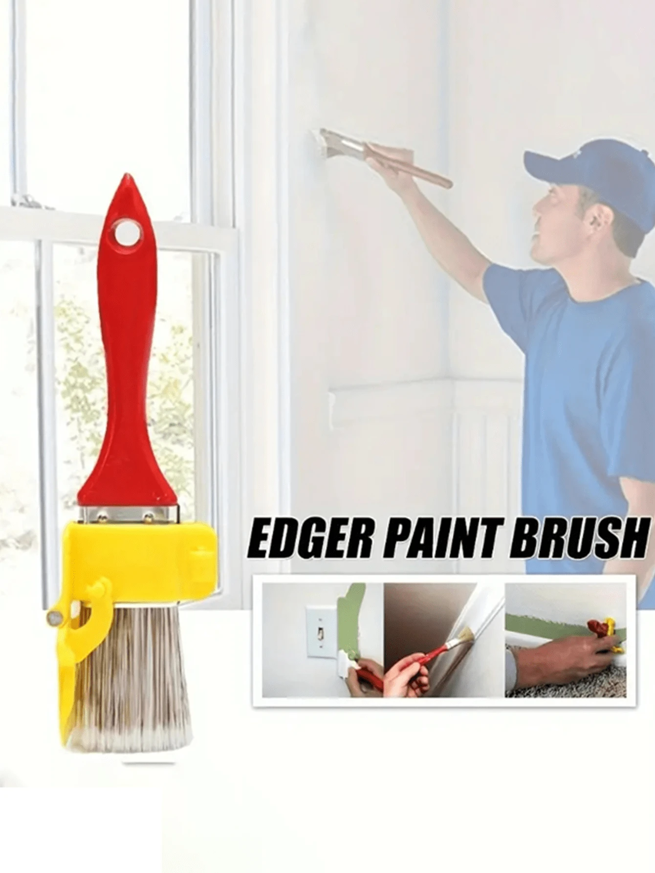 1pc Color Separation Brush, Paint Brush, Edge Trim Brush, Paint Roller