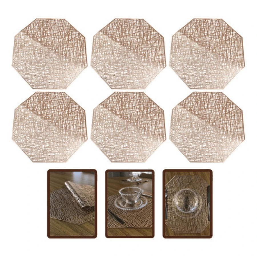 Disposable Placemats - Màu hồng gỉ - Xem 1