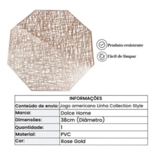 Disposable Placemats - Màu hồng gỉ - Xem 5