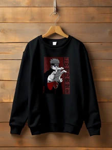 Men Sweatshirts - 黑色 - 查看 1