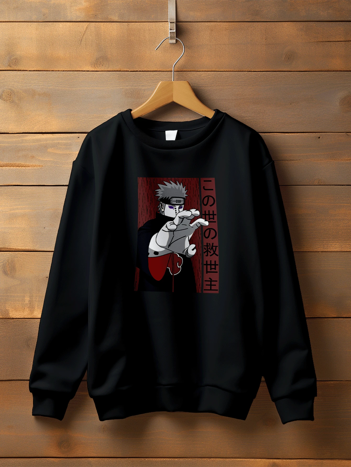 Men Sweatshirts - 黑色 - 查看 1