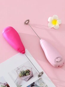 AOYI 1pc AA Battery-Powered Portable Mini Coffee Milk Frother Mixer Beater - Multicolor - View 7