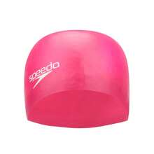 Speedo Unisex Adult Moulded Silicone Swimming Cap (Pink)