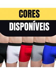Kit Of 10 Men's Boxer Briefs With COTTON Lining (Plain And/Or Printed) - Nhiều màu - Xem 10