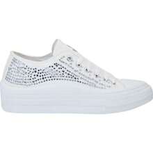 Tenis de mujer, de bota, casuales y urbanos, color blanco, mod. 1139266 - Blanco - Ver 1