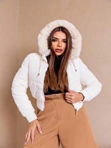 Women Down Coats - Beis - Ver 3