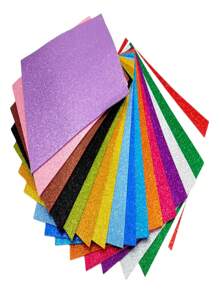 10 Diamond Foamy A4 Multicolored 20x30cm - Multicolor - View 7