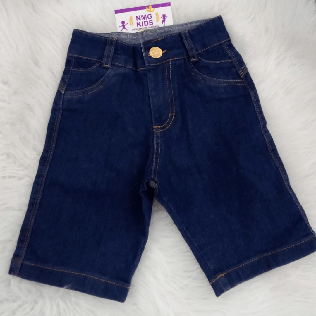Tween Girls Jeans - 深色水洗藍 - 查看 1