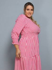 Plus Size Dresses - Rojo - Ver 4