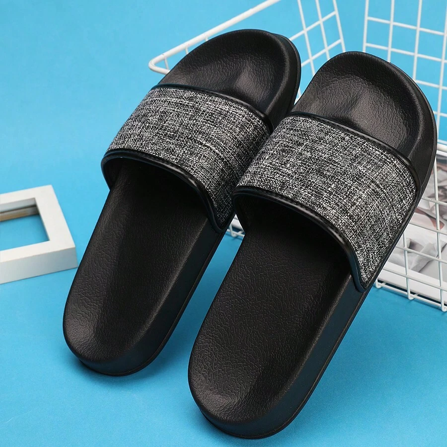 2024 Tongs pour homme, nouvelles chaussures d'été de loisirs en plein air, sandales pour marque populaire de vêtements urbains, antidérapantes, résistantes à l'usure, pantoufles de plage vietnamiennes, idéales pour les vêtements décontractés d'extérieur pour hommes - Gris - Voir 1