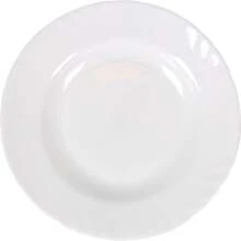 Dinnerware 12 Round Pieces Opal Everett Collection Includes 4 Dinner Plates (26 Cm), 4 Deep Plates (21 Cm) And 4 Dessert Plates (20 Cm) | Tableware With Mediterranean And Versatile Design, Ideal For Special Occasions - Multicolor - View 3