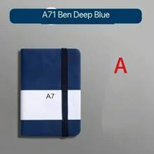 1pc A7 Portable Mini Notebook-Perfect For Daily Use, Office, School, And Journaling, Hardcover Lined Pocket Notepad, Word Book, Business Diary - Multicolor - View 5