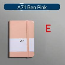 1pc A7 Portable Mini Notebook-Perfect For Daily Use, Office, School, And Journaling, Hardcover Lined Pocket Notepad, Word Book, Business Diary - Multicolor - View 9