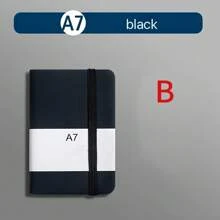 1pc A7 Portable Mini Notebook-Perfect For Daily Use, Office, School, And Journaling, Hardcover Lined Pocket Notepad, Word Book, Business Diary - Multicolor - View 6