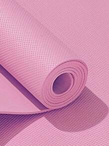 4毫米厚EVA瑜伽垫，运动垫，适用于运动、健身、普拉提、体操（粉色） - 粉色 - 查看 6