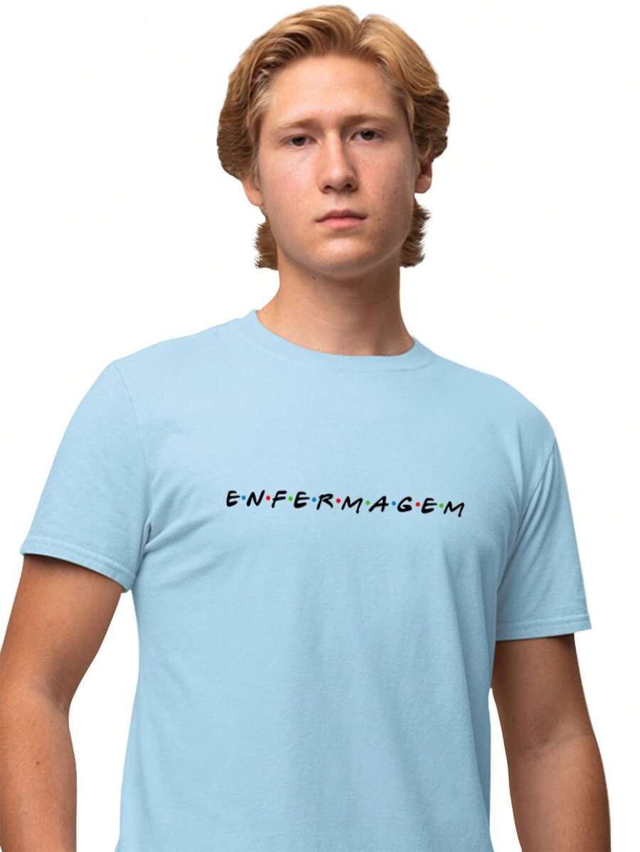 Men T-Shirts - Màu xanh nhạt - Xem 1