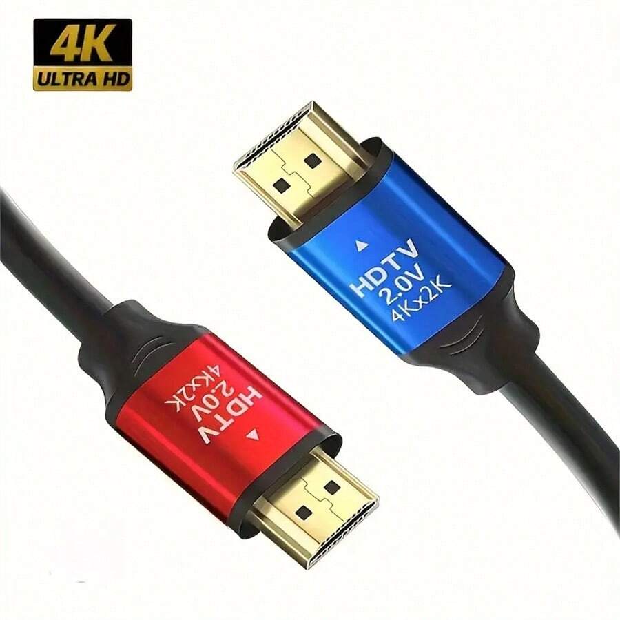 4K HDMI Cable, 2.0 High Speed 18Gbps HDMI CordSupports (4K 60Hz HDR,Video 4K 2160p 1080p 3D