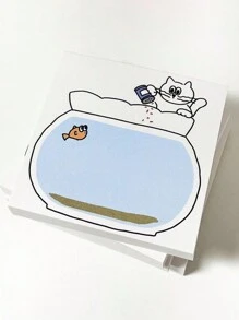 1入組卡通圖形記事本，多功能記事本 - 彩色 - 查看 8