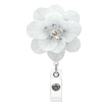 360° Rotatable Alligator Clip Retractable Badge Holder With Multi-Layer Crystal Floral Badge Reel, Suitable For Nurses, Doctors, Office Workers To Show Their ID Name Card Back To School - Multicolor - View 14