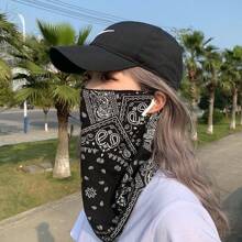 Mặt nạ làm mát + Tay áo, Khăn trùm đầu Bandana Vòng tai Mặt nạ Balaclava Nam Nữ Khăn trùm cổ Chống bụi Gió Mặt nạ xe máy Mặt nạ trượt tuyết - A - Xem 13
