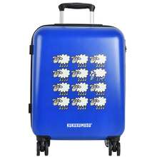 Interior Blauwe koffer met wielen Schapen Kukuxumusu model. . Gratis verzending binnen 24/48 uur - Blauw - Bekijken 1