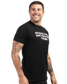 Just Because I'm Awake Does Not Mean I'm Ready To Do Things | Funny Sarcastic Joke T-Shirt For Men