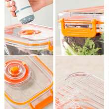 Electric Vacuum Preservation Box, Refrigerator  Sealed Fresh Keeping Plastic Container, Suitable For Microwave Heating - Multicolor - View 8