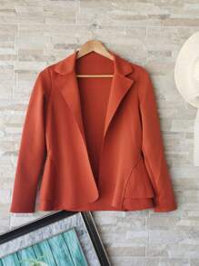 Women Blazers - Camel - View 1