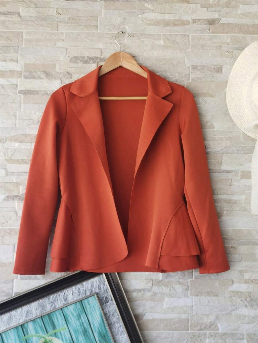 Women Blazers - Camel - View 1