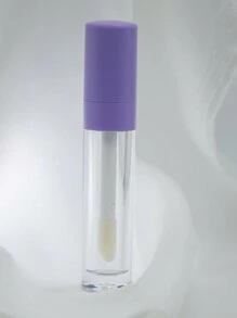 1 Pc 8ml Transparent Lip Gloss Tube With Big Brush Applicator For Cosmetic Packaging