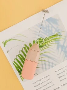 AOYI 1pc AA Battery Powered Handheld Portable Mini Coffee Milk Frother Mixer Whisk With Hanging Strap - Multicolor - View 11