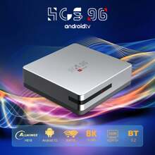 Thiết bị phát trực tuyến HCS96 | Android TV Box, OS Android 13 Hỗ trợ Trình phát đa phương tiện phát trực tuyến 4K HDR - Bạc - Xem 2