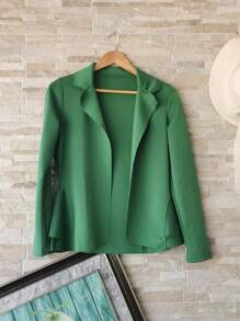 Women Blazers - Green - View 1