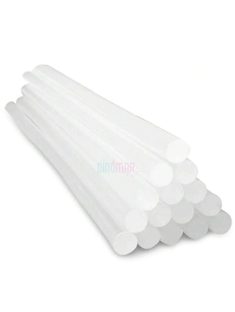 Silicon Barra Gruesa 1 kg Para Pistola Grande Silicon Blanco Pegamento Opaco Silicon Grueso - Blanco - Ver 1