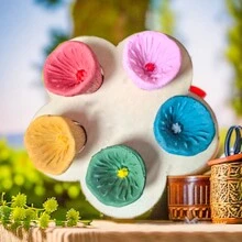 6 Chiếc Nhà Trang Trí Sân Vườn 5 Con Ong Loài Côn Trùng Hoa Uống Dải Trang Trí Ván Giá Đỡ Ong Côn Trùng Uống Ong uống Tổ Ong - Nhiều màu - Xem 14