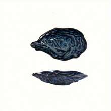 1 件复古日本餐厅陶瓷寿司盘，牡蛎壳形生鱼片拼盘，小开胃菜盘，厨房，圣诞礼物