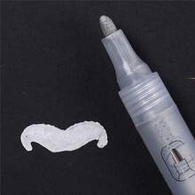 4 支彩色丙烯画笔艺术绘画笔适用于织物画布、艺术岩画、卡片制作、金属和陶瓷、玻璃、艺术用品、记号笔 - 彩色 - 查看 8