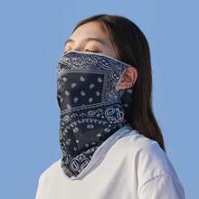 Mặt nạ làm mát + Tay áo, Khăn trùm đầu Bandana Vòng tai Mặt nạ Balaclava Nam Nữ Khăn trùm cổ Chống bụi Gió Mặt nạ xe máy Mặt nạ trượt tuyết - A - Xem 4