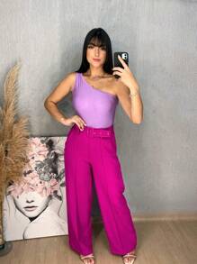 Women Bodysuits - 紫丁香色 - 查看 1