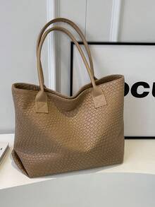 Túi Tote Nam Túi quai xách trên cùng Túi mua sắm Túi cuối tuần Sức chứa lớn Quá khổ Túi mua sắm nhẹ Túi quai trên đầu Túi đựng tài liệu Túi đi học Quà tặng Ngày của Cha Quà tặng cho ông bố mùa hè - Màu Khaki - Xem 8