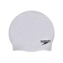 Speedo Unisex Adult 3D Silicone Swim Cap (Silver)