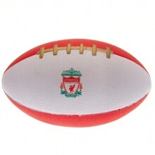 Liverpool FC Mini Foam American Football (Red/White) - Red/White - View 4