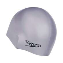 Speedo Unisex Adult 3D Silicone Swim Cap (Silver)